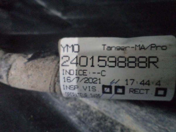 Renault Taliant Arka Tampon Orjinal Sökme Sıfır 850109746R YP (DB110)