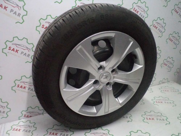 Renault Taliant 15 İnç Sac Jant ve Lastik (ADET) 4X100 Orj 403004736R YP SP