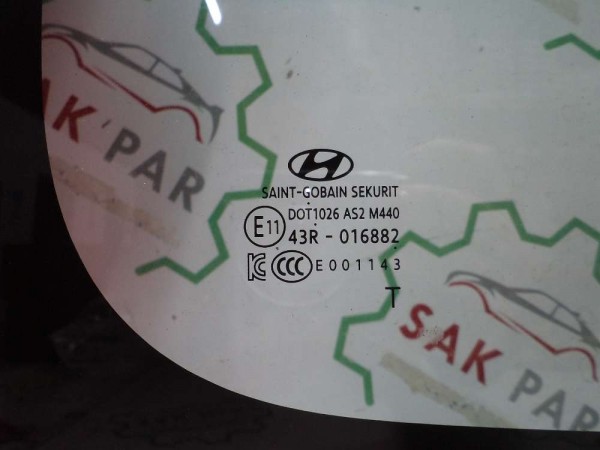 Hyundai Staria Sağ Arka Küstod Camı Orjinal Sıfır 878K0CG031 SP YP