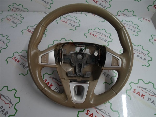 Renault Scenic 3 Direksiyon Simidi Bej Deri CP (HC-123)