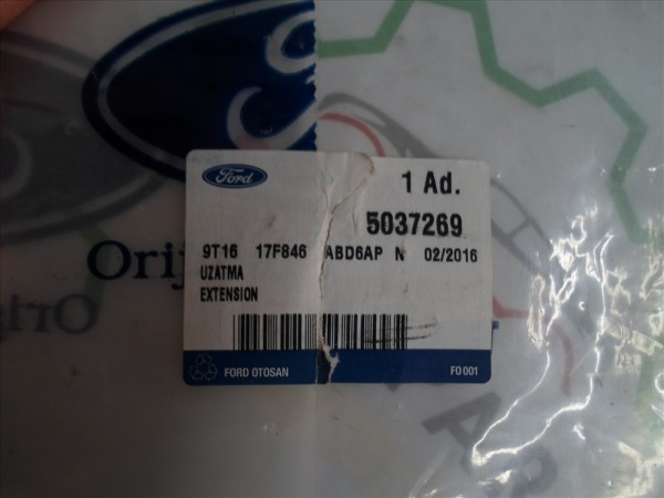 Ford Connect Arka Tampon Kaplaması Uzatma Bakaliti 9T16-17B846 YP (EA-110)