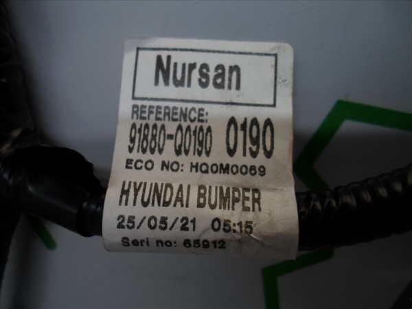 Hyundai İ20 Arka Tampon Tesisatı Sökme 91880-Q0190 YP