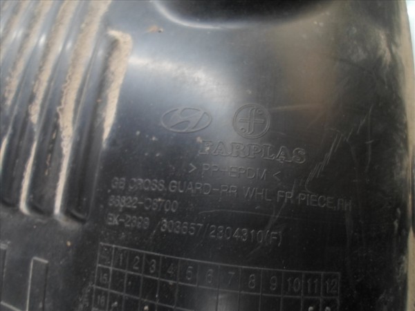 Hyundai İ20 Sağ Arka Çamurluk Davlumbazı 86822-C8700 CP