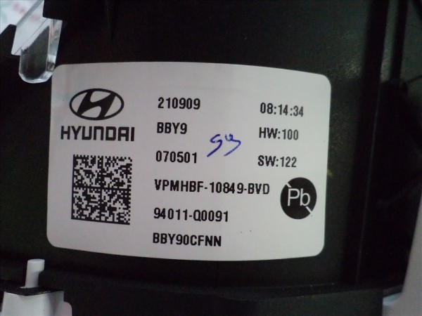 Hyundai İ20 Bayon Gösterge Tablası Paneli Sökme 94011-Q0091 YP