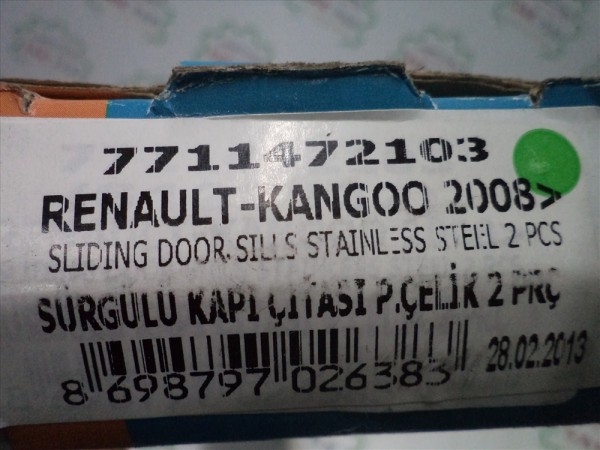 Renault Kangoo 2 Sürgülü Kapı Çıtası 7711472103 YP (GE-120)