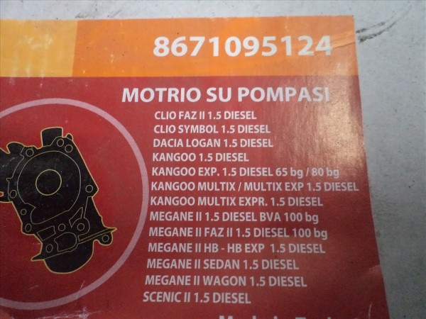 Renault Clio Kangoo Megane 2 Scenic 2 1.5 DCİ Su Pompası YS 8671095124 YP (FB-130)