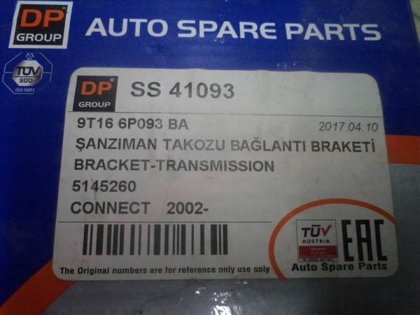 Ford Connect Şanzıman Takozu 9T166P093 YS YP