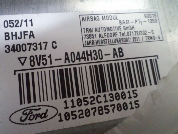 Ford Fiesta Hava Yastığı Airbag Yolcu Tarafı Orj Kutusunda 8V51-A044H30 YP (FD-130)