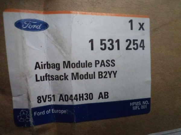 Ford Fiesta Hava Yastığı Airbag Yolcu Tarafı Orj Kutusunda 8V51-A044H30 YP (FD-130)