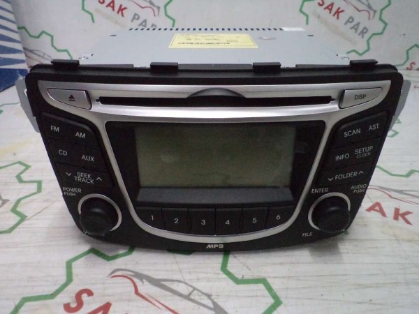 Hyundai Accent Blue 11/14 Radio Teyp Orjinal Sıfır 96170-1R2004 YP (BC-121)