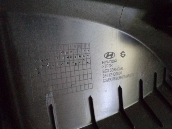 Hyundai İ20 Arka Tampon Orjinal Sökme Mavi Dolu 86611Q0000  YP (DB-110)