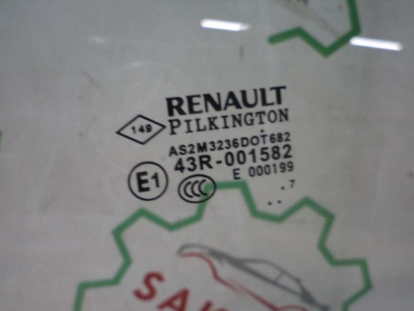 Renault Laguna 3 Sol Arka Kapı Camı Orjinal Sıfır 823010001R YP (GA-110)