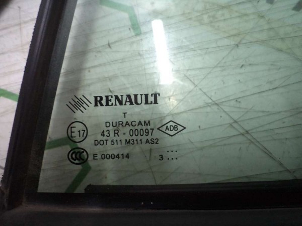 Renault Megane 3 Sol Arka Kelebek Camı ve Fitili 822210016R CP (HE-132)