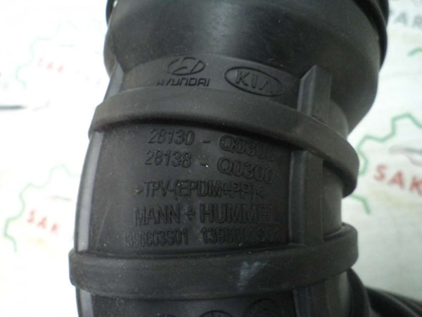 Hyundai İ20 Hava Filtre Giriş Emiş Borusu Hortumu Orjinal  28130-Q0300 28138-Q0300 28139-Q0300 YP (HA-110)