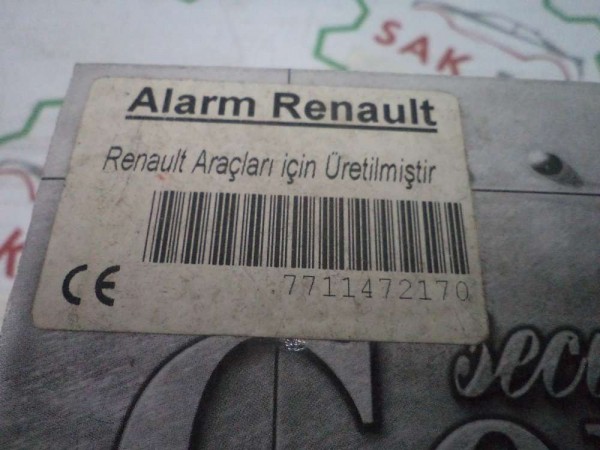 Renault Dacia Standart Alarm Cenmax 7711472170 YP (BC140)