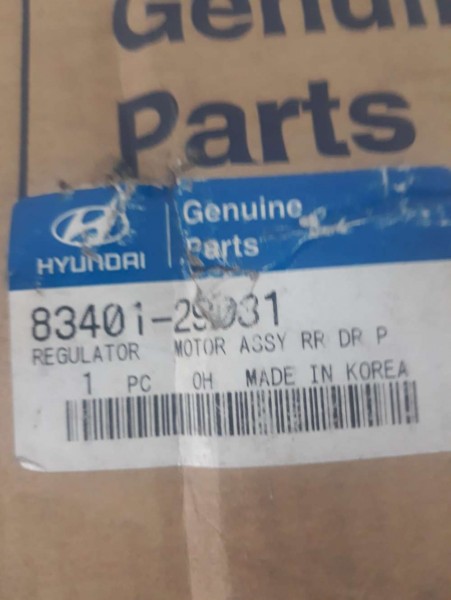 Hyundai Elentra Sol Cam Kaldırma Motoru Orj. YP 83401-29031