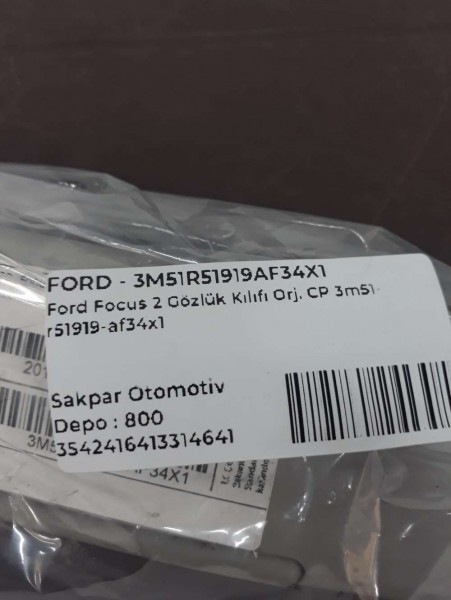 Ford Focus 2 Gözlük Kılıfı Orj. CP 3M51-R51919-AF 34X1 (DB-139)