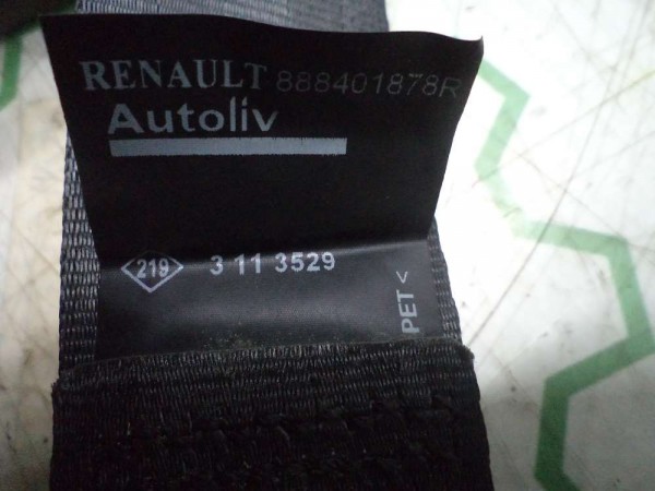 Renault Clio 4 Sağ Arka Emniyet Kemeri Orj 888401878R YP (DA-120)