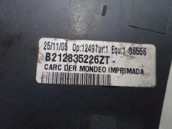 Ford Mondeo Sağ Dış Dikiz Ayna Kapağı Orjinal B212-835226-ZT CP HP (FD109)